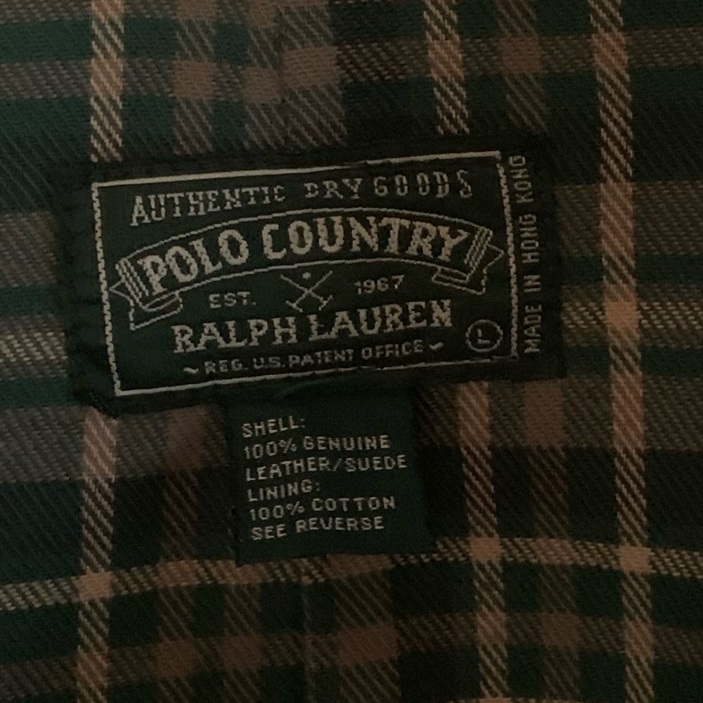 Polo Ralph Lauren Suede Leather Jacket, RARE. - Picture 5 of 5